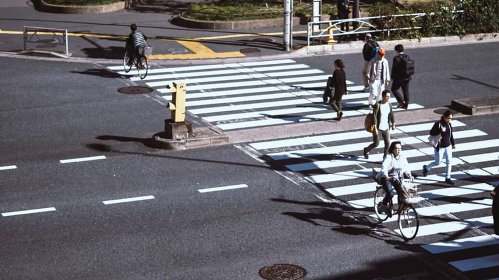 canberra cyclist on crossings